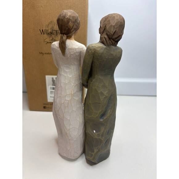 Willow Tree By My Side Sisters Sculpture Collection Hand Painted Figure Resin - Picture 4 of 11